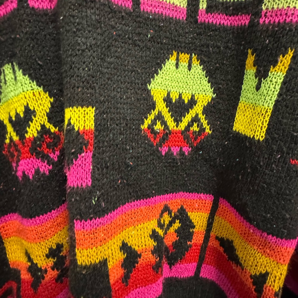 Colorful Geometric Pattern Sweater - Picture 2 of 3